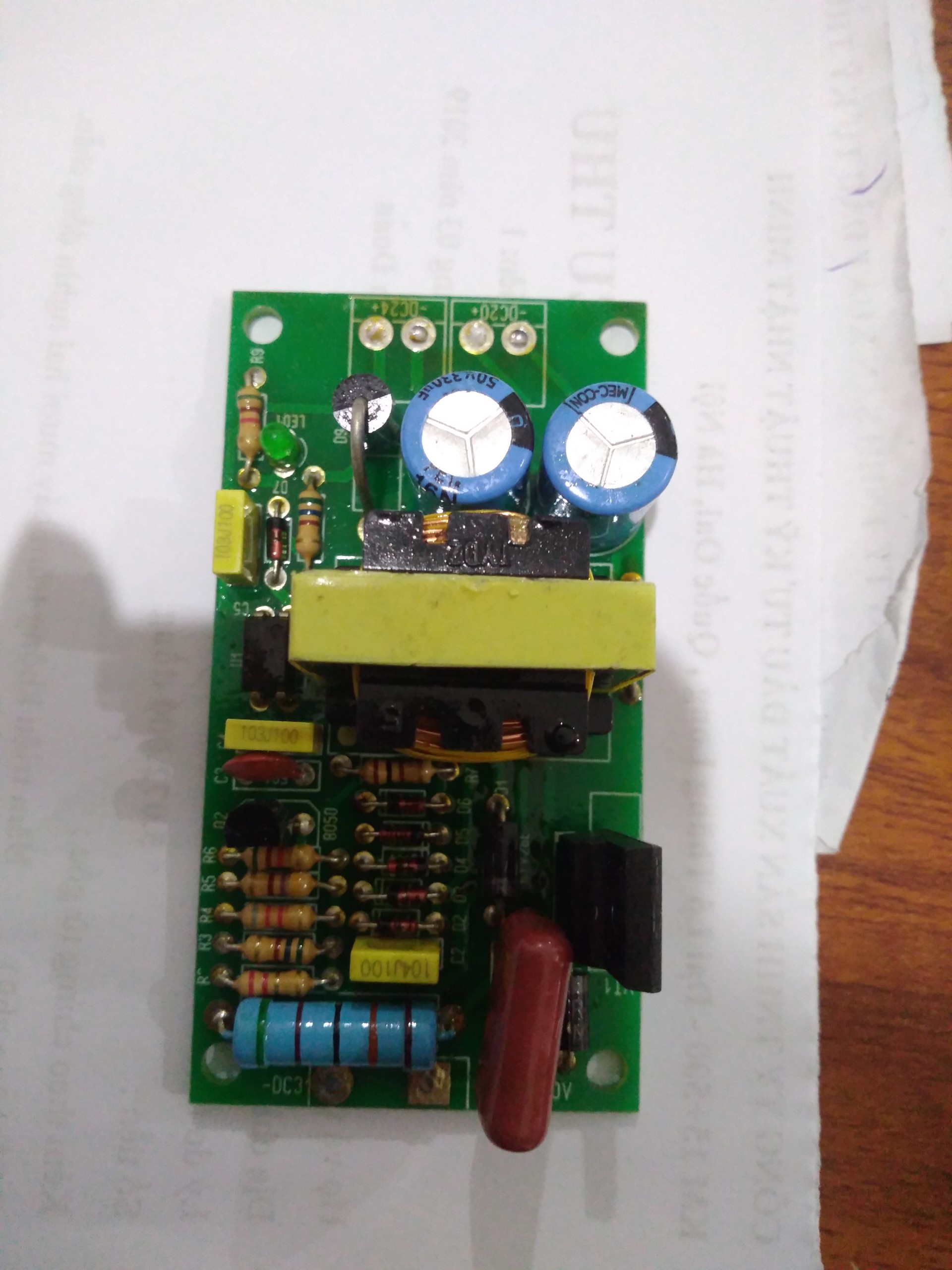 Bo nguồn 24v kép