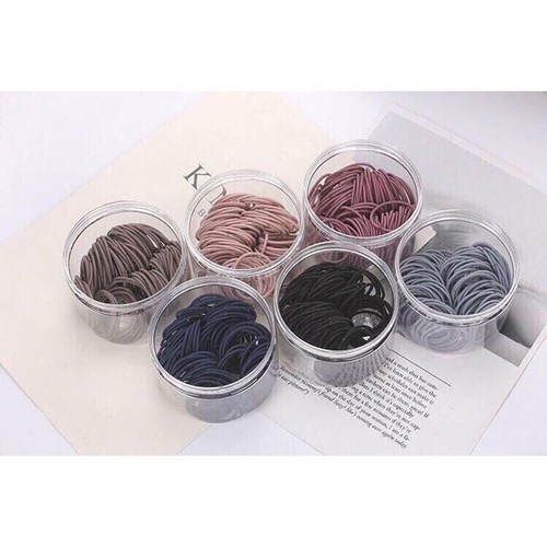 Hộp 100 dây buộc tóc nữ