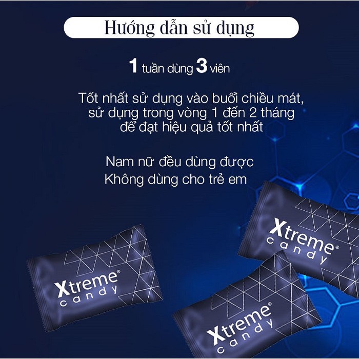 5 viên kẹo sâm xtreme - hàng chuẩn