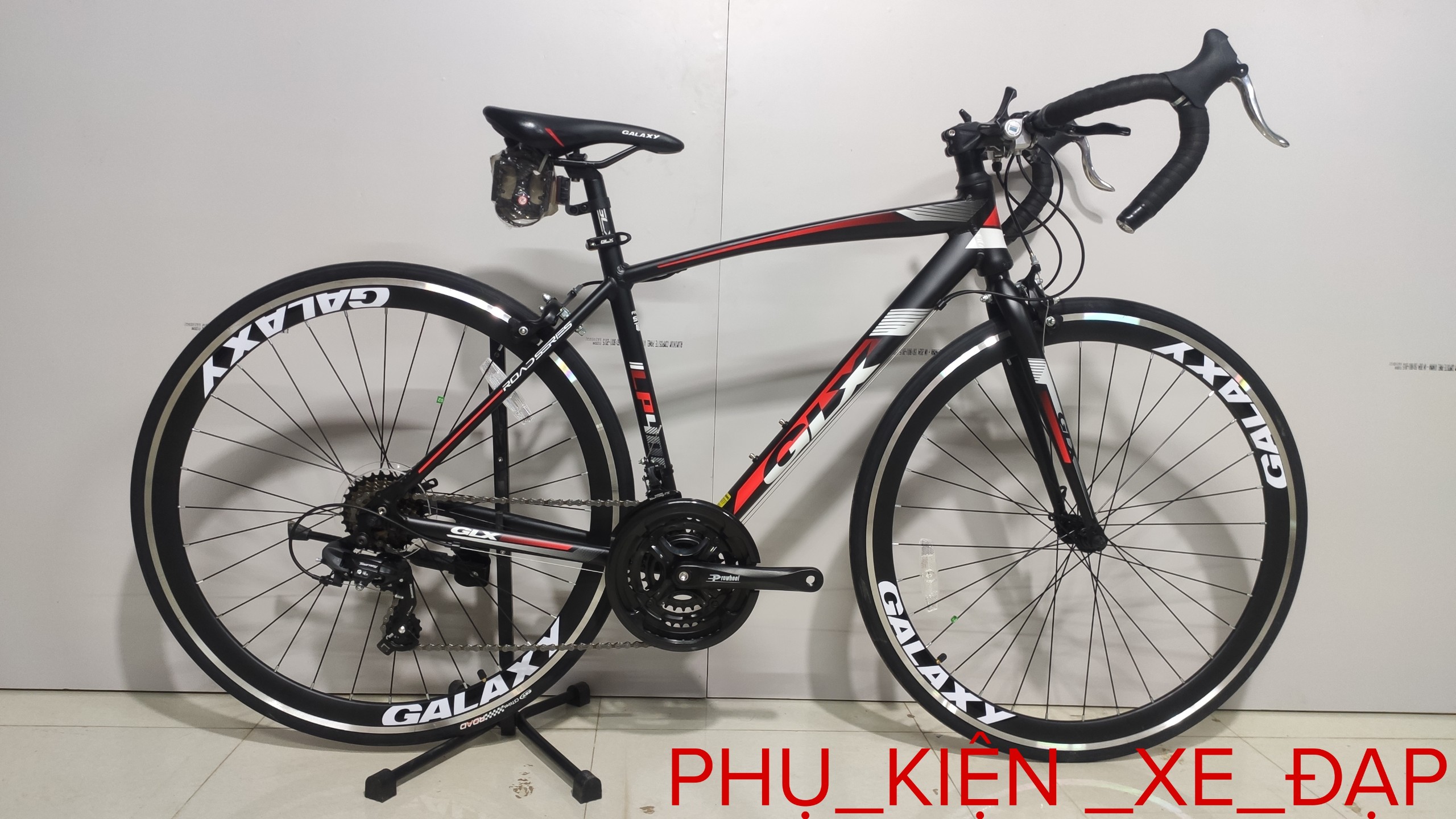 Xe đạp đua Galaxy LP400, Xe đạp đua GLX LP400 khung nhôm, Bộ đề Shimano 21 tốc độ, Xe mới 100%, Bảo hành 1 năm