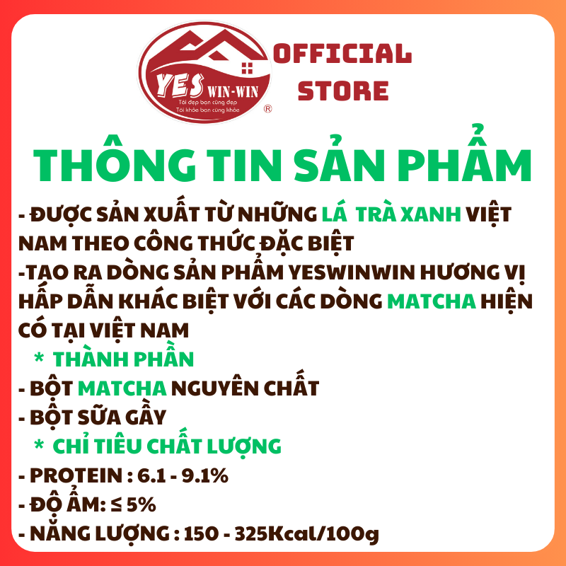 Trà Matcha sữa tiện lợi Nhật Bản - Yeswinwin