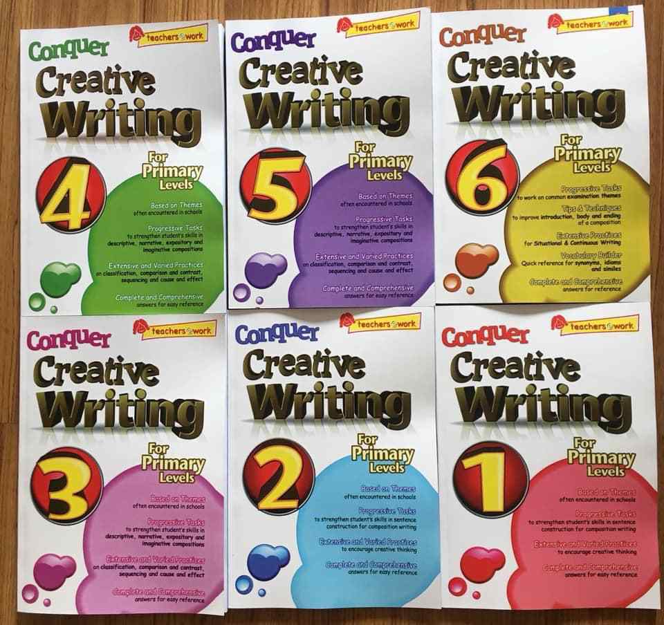 Đồ chơi cho bé học tiếng anh (Tặng kèm file nghe) Conquer creative writing for primary