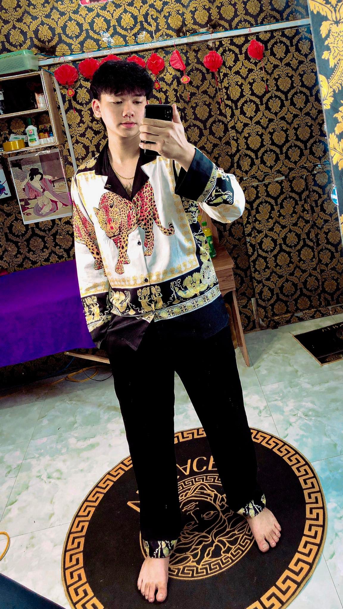 Bộ pijama đồ ngủ lụa cao cấp
