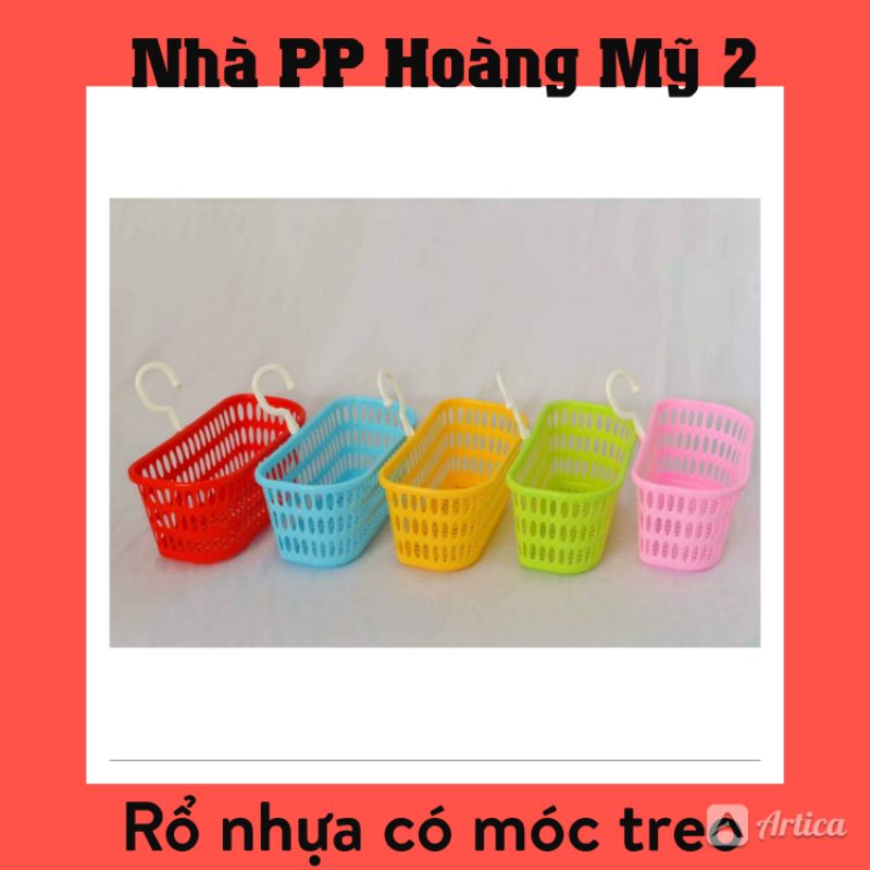 Rổ nhựa có móc lớn