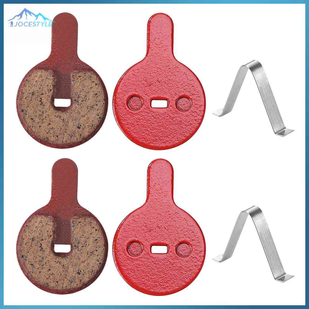 2 Pairs Resin Semi-Metallic Mountain Bicycle Braking Disc MTB Bike Brake Pads Cycling Accessories