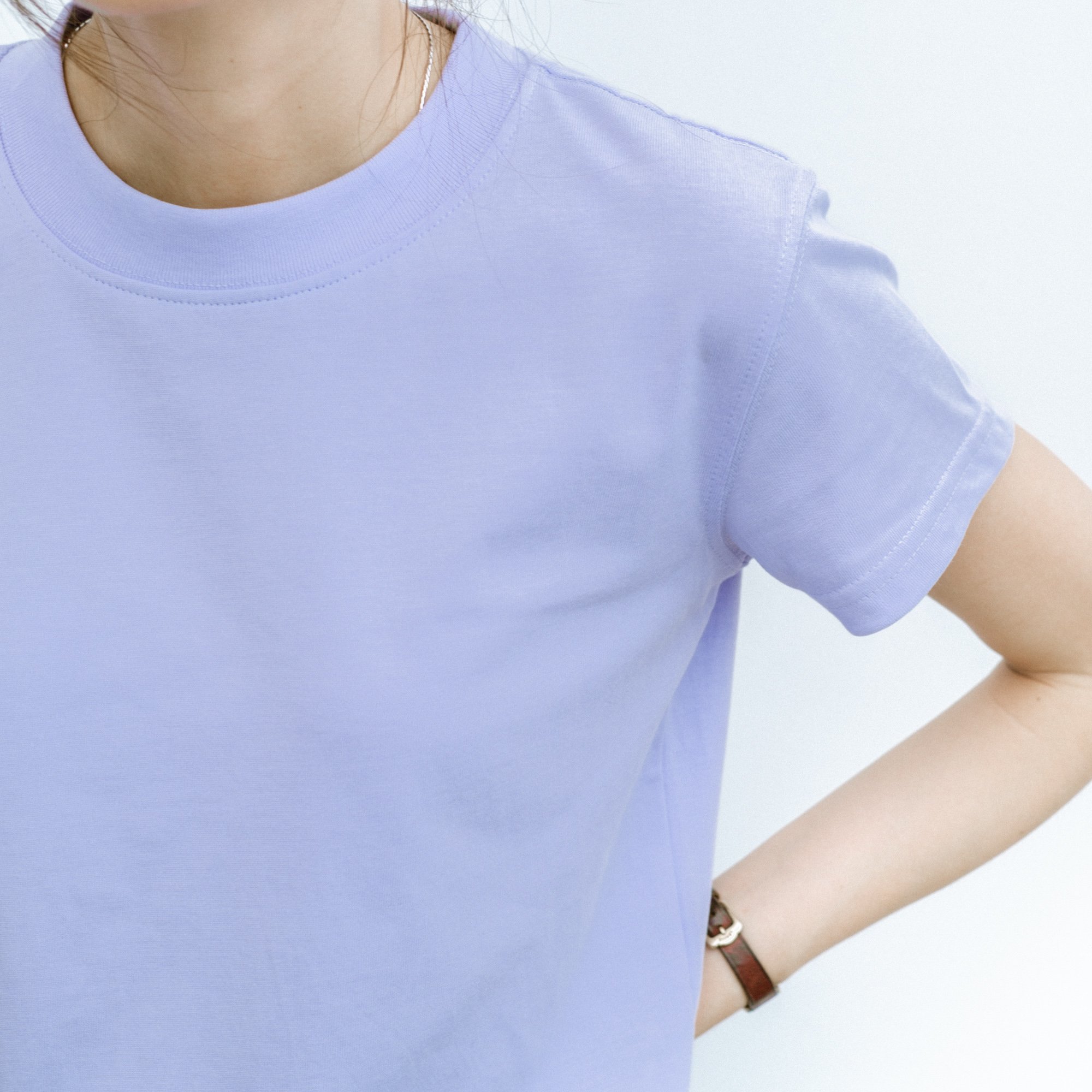 Áo thun nữ baby tee, áo thun trơn cotton BASIC TEE Tshirt - Lew Lew