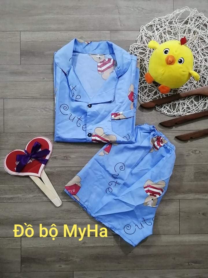 [HCM]Đồ Bộ pijama Kate Đùi  (mã 2)