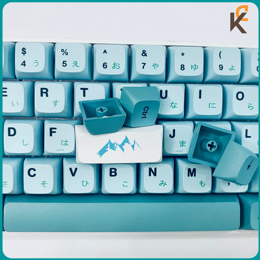 GMK Iceberg keycap XDA Profile PBT cho bàn phím cơ