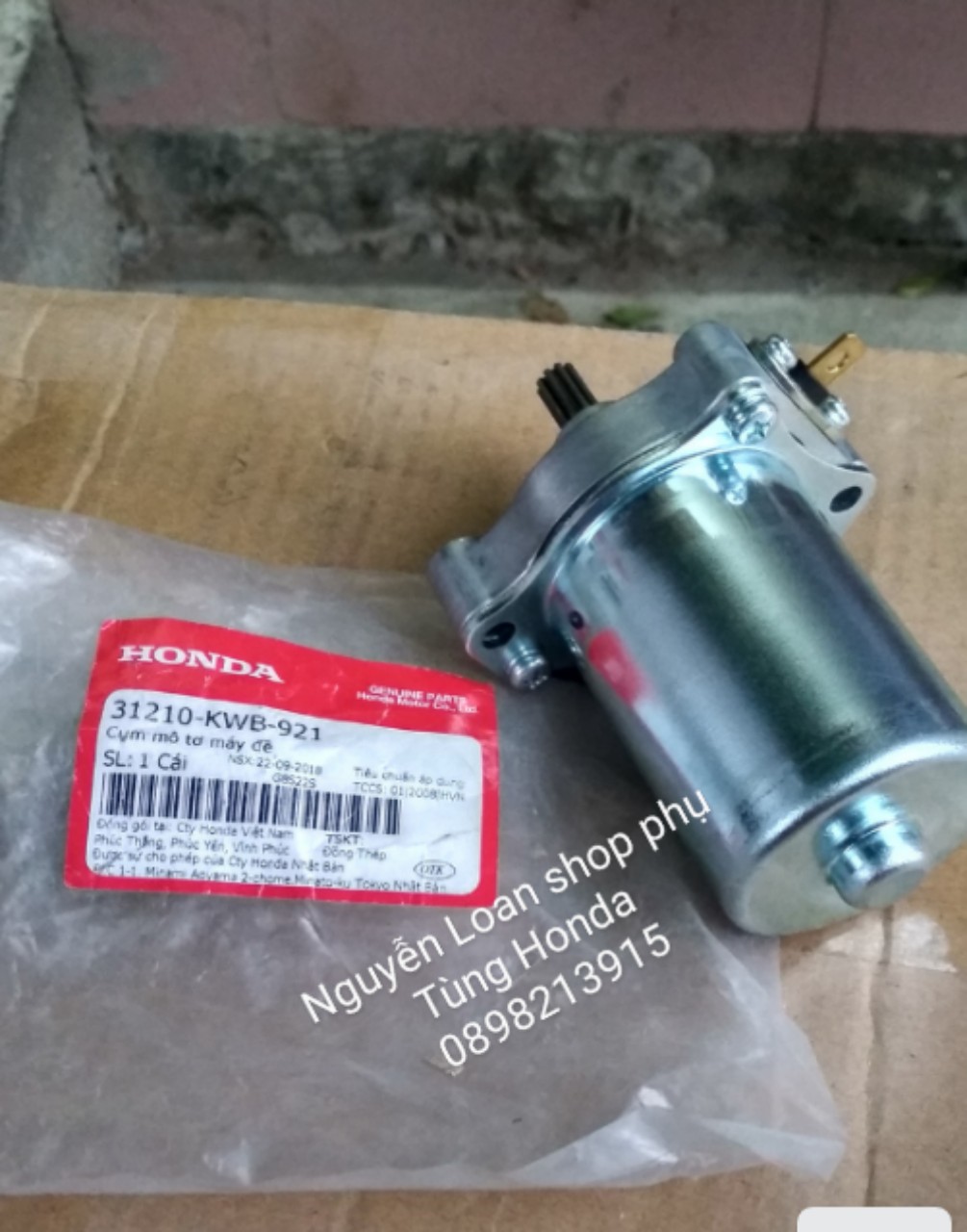 CỦ ĐỀ CHO XE WAVE S110 ,WAVE RSX 110 ZIN CHÍNH HÃNG HONDA