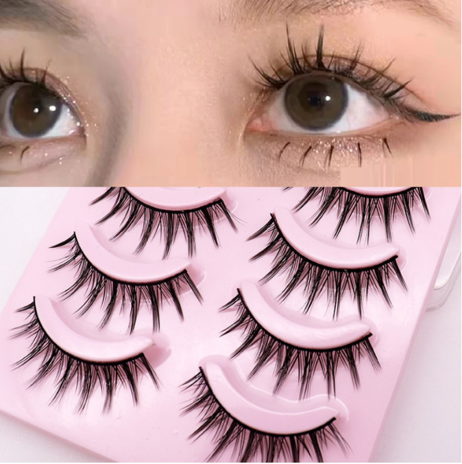 lông mi mã 5 cặp pink hộp hồng