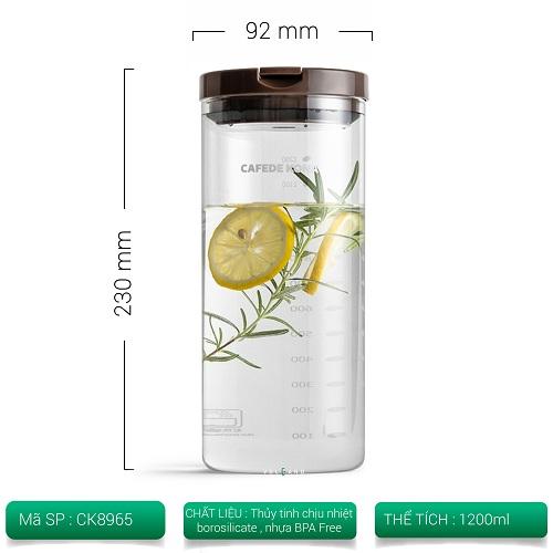 [HCM]Hủ đựng cafe, hủ đựng cafe hạt, bình đựng cafe hạt