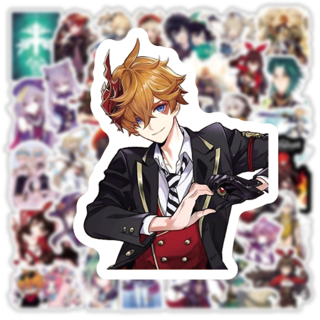 [HCM]Stickers game Genshin Impact 50 miếng