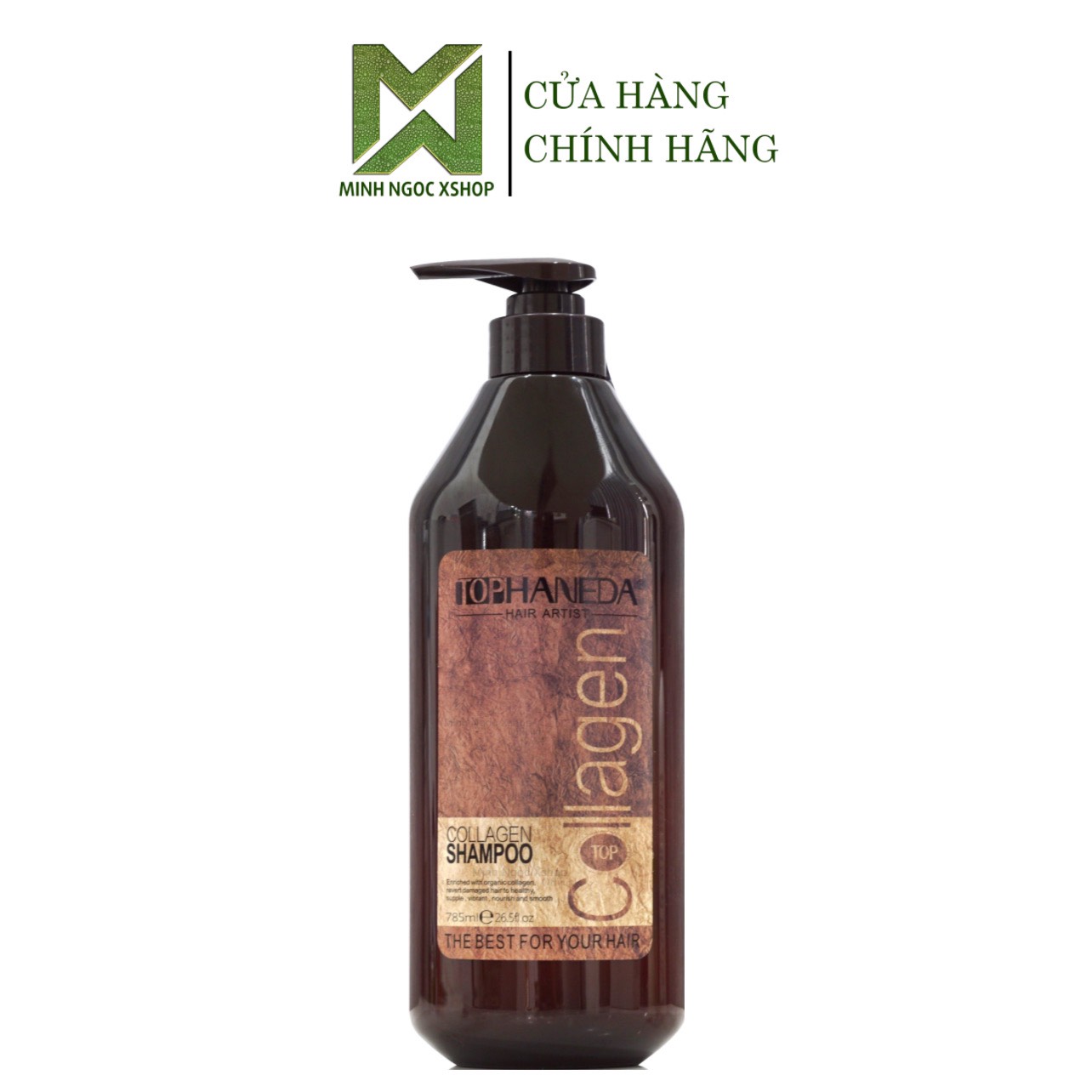 Dầu gội phục hồi siêu mượt Top Haneda Collagen 785ML chính hãng