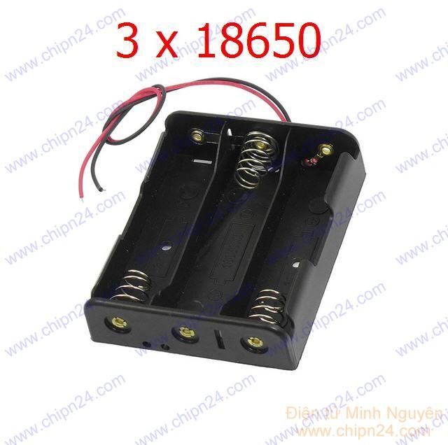 Đế Pin 3 Ultrafire 18650