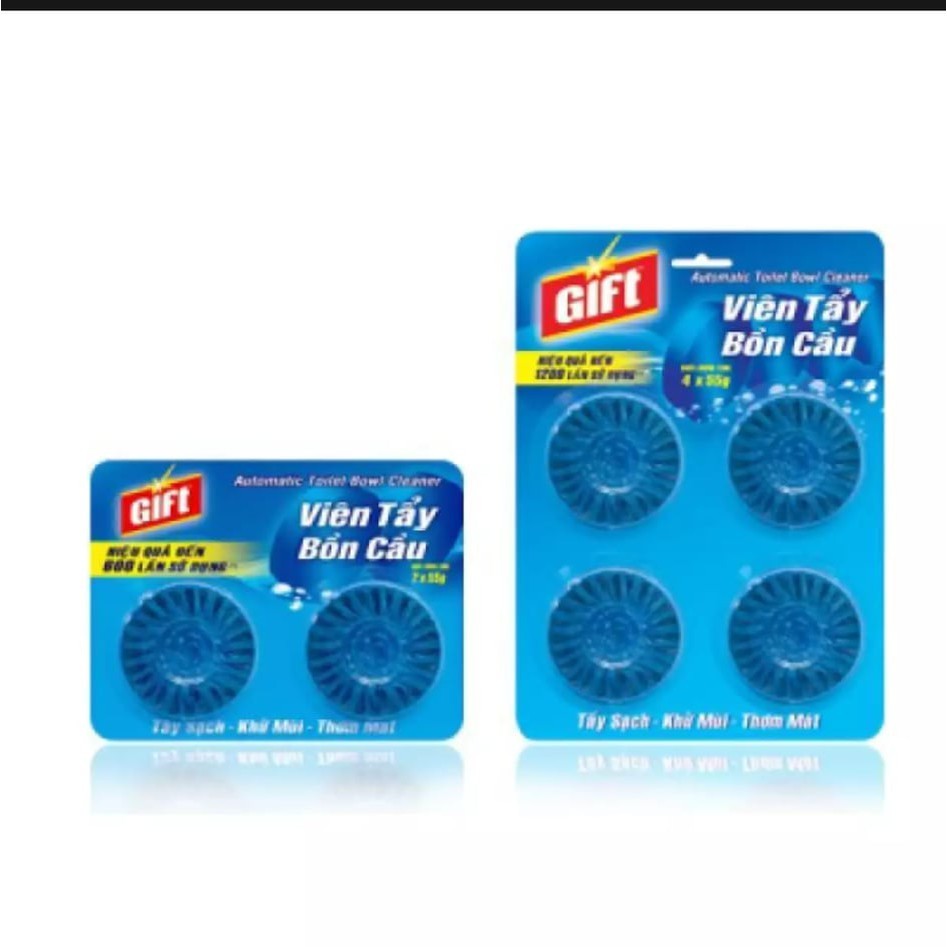 Viên Tẩy Bồn Cầu Gift - vỉ 4 viên
