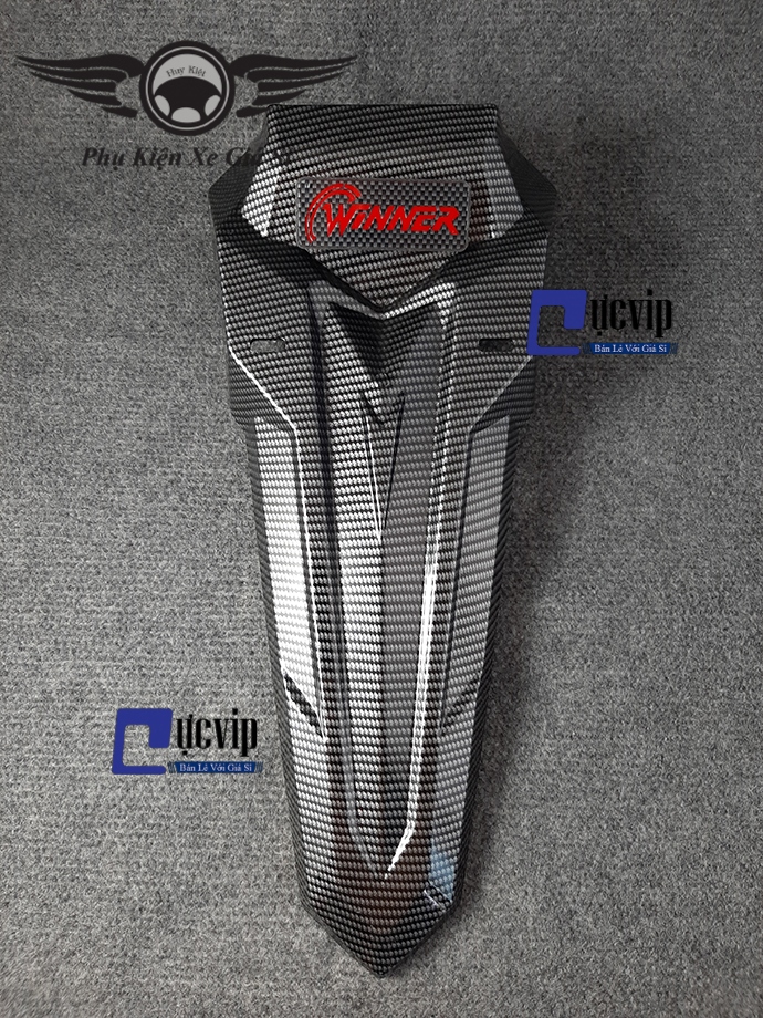 [HCM]Dè Chắn Bùn Sau Kiểu Dáng Sonic Gắn Xe Winner 150 Carbon Có Đèn MS1559