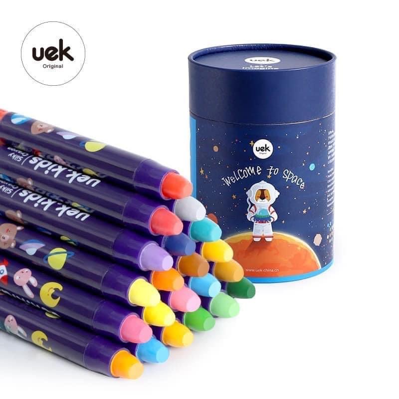 Bộ Bút Sáp Màu UEK 24 Màu