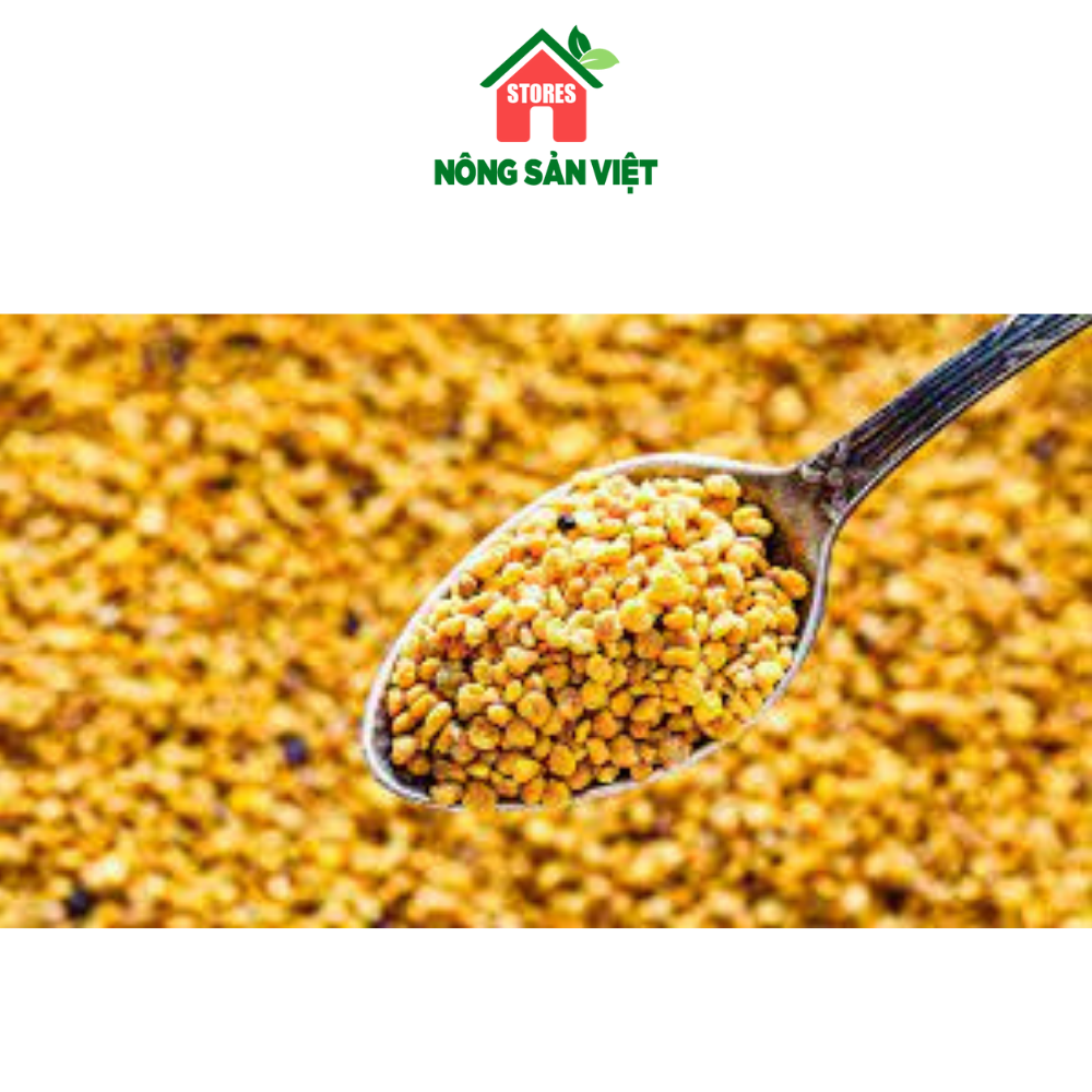 Phấn Hoa Mật Ong  Nguyên Chất (Hoa Cỏ Kim) Hộp 500gr