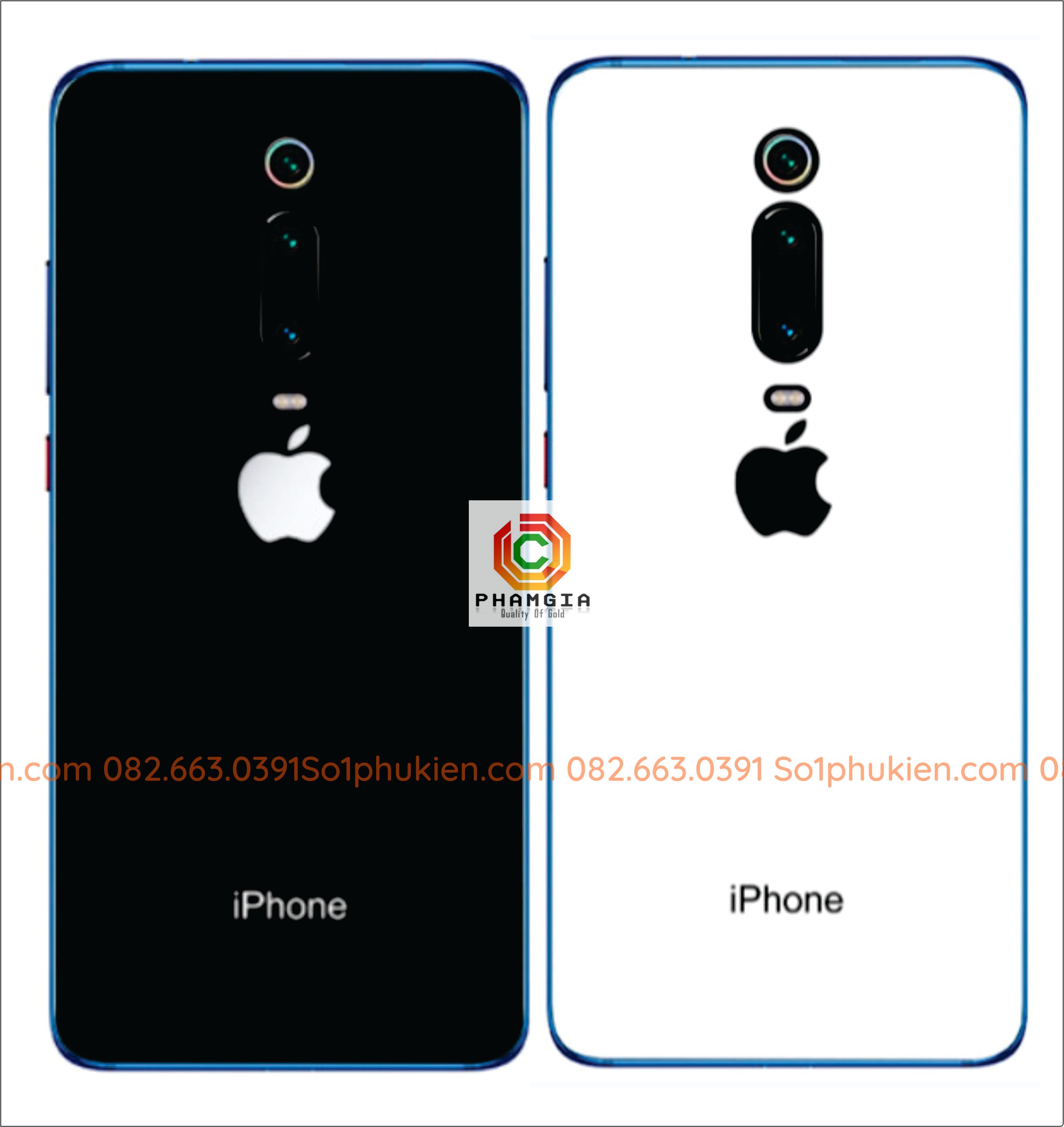 Ốp lưng kính Xiaomi Mi 9T K20 Redmi 8 Redmi 8A giả iphone
