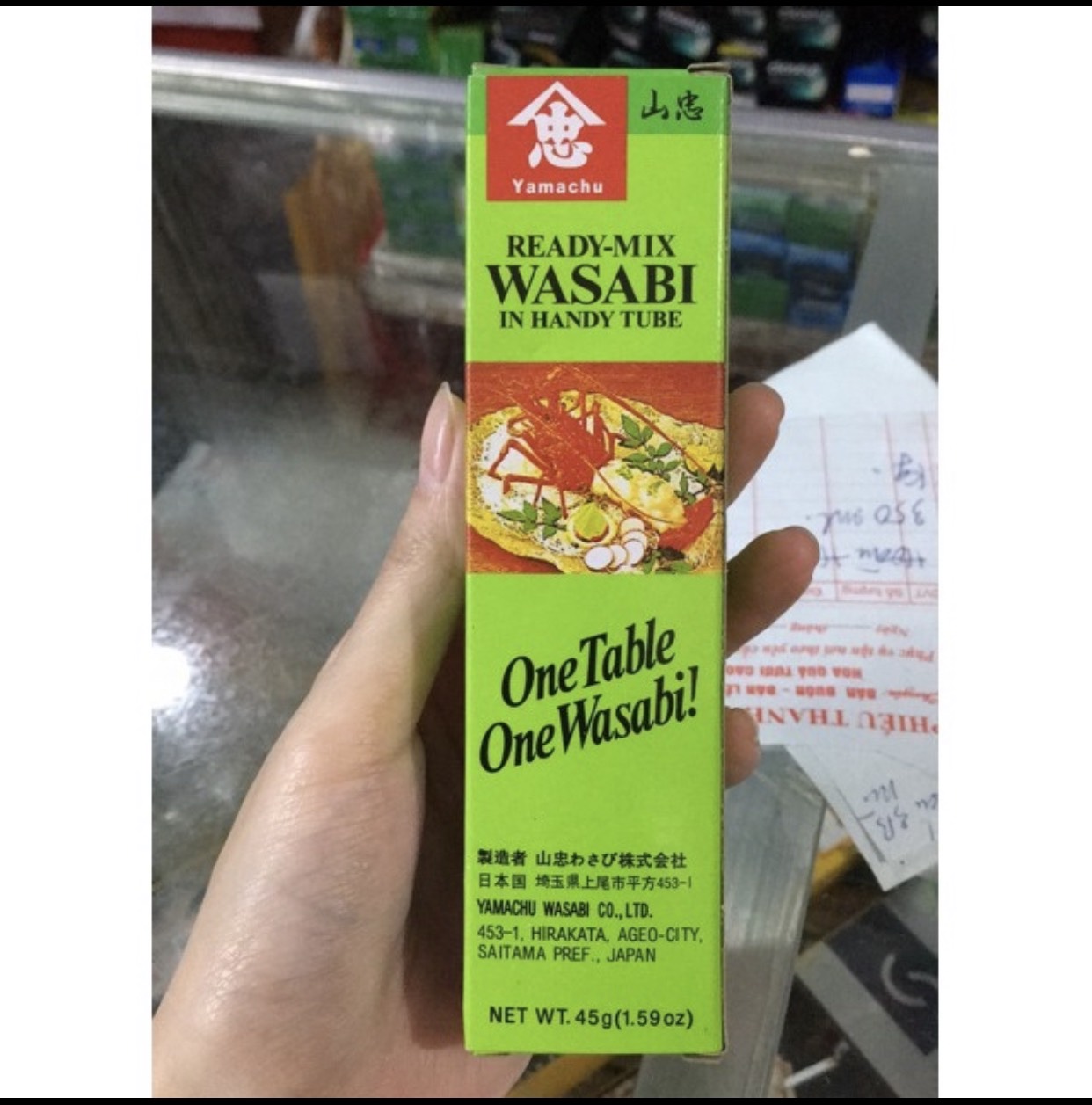 Mù tạt wasabi Ottogi tuýp 45g