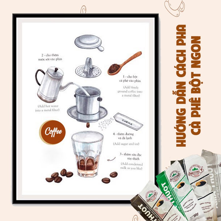 Cà phê Robusta Honey nguyên chất rang mộc 500gr