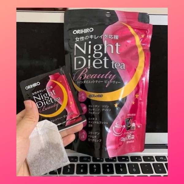 Trà Night Diet Hồng Nhật Bản 16 gói