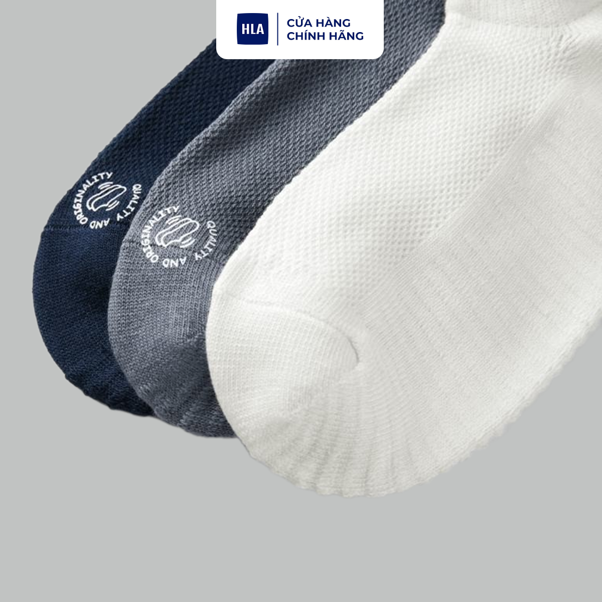 HLA - Bộ 3 đôi vớ nam cao cấp Soft & comfortable elastic socks