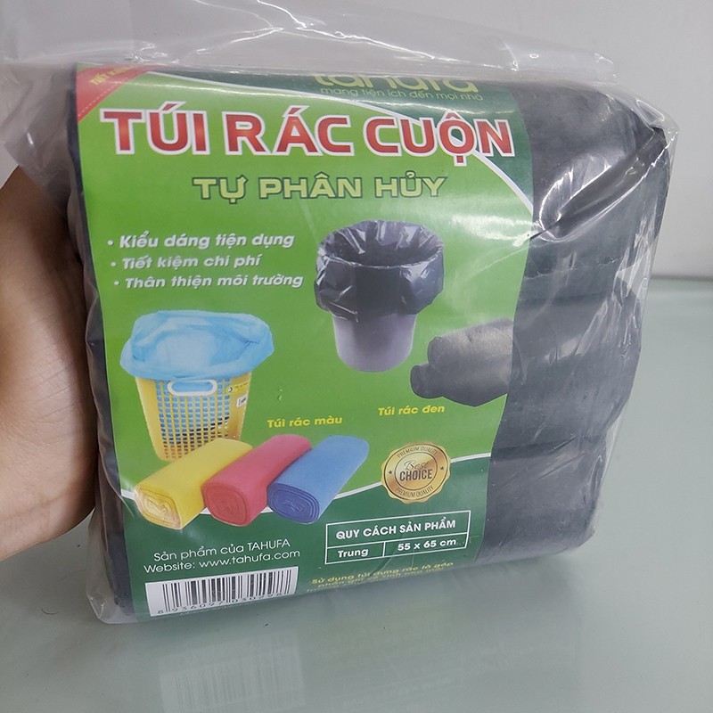 COMBO 3 Cuộn Rác Đen Tự Phân Hủy