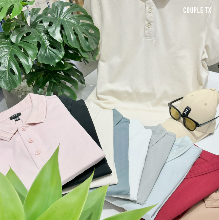 Men's Polo Shirt Couple Tx - Turn-Down Collar T-Shirt, High Quality Cotton, Elegant, Luxurious, Polite Basic Regular Fitt Mpo 1351