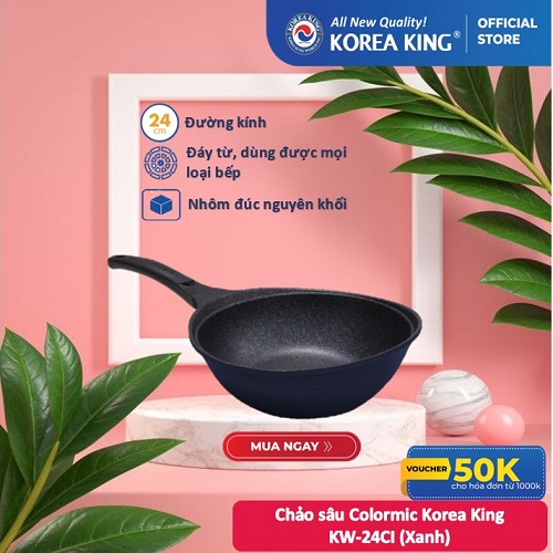 Chảo sâu Korea King KW-24CI (size 24cm)