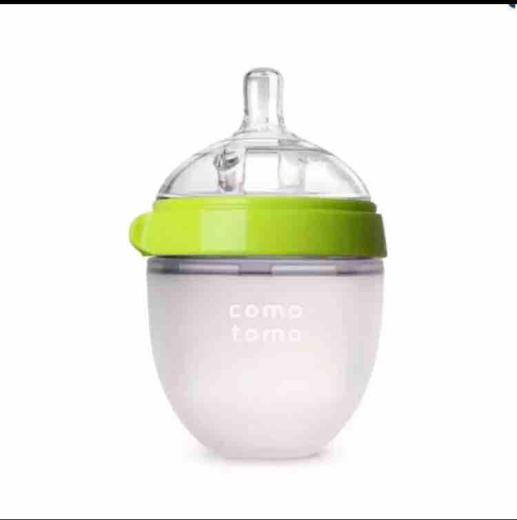 Combo 2 bình sữa comotomo (150ml và 250ml) màu xanh siêu mềm cho bé