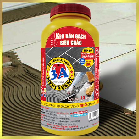 [HCM]KEO DÁN GẠCH SIÊU CHẮC 3IN1/1KG - DẠNG LON