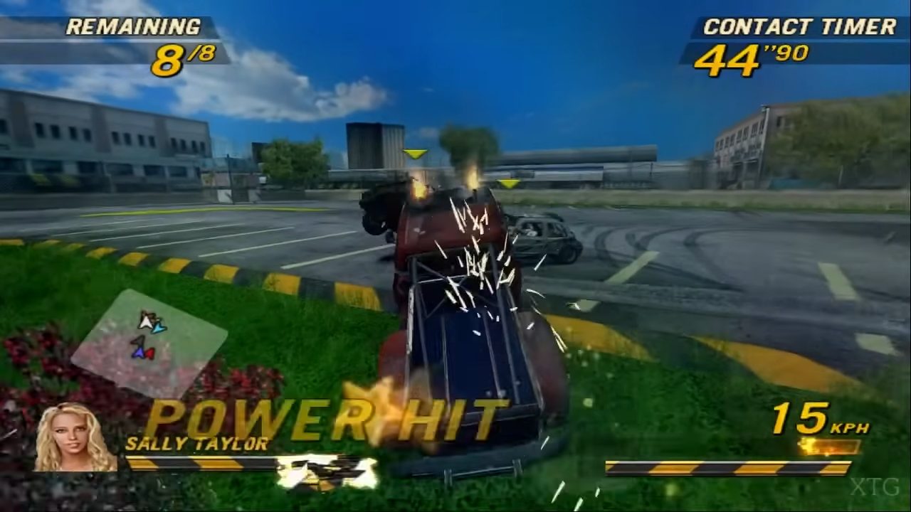 đĩa game ps2 flatout 2 ( game đua xe )