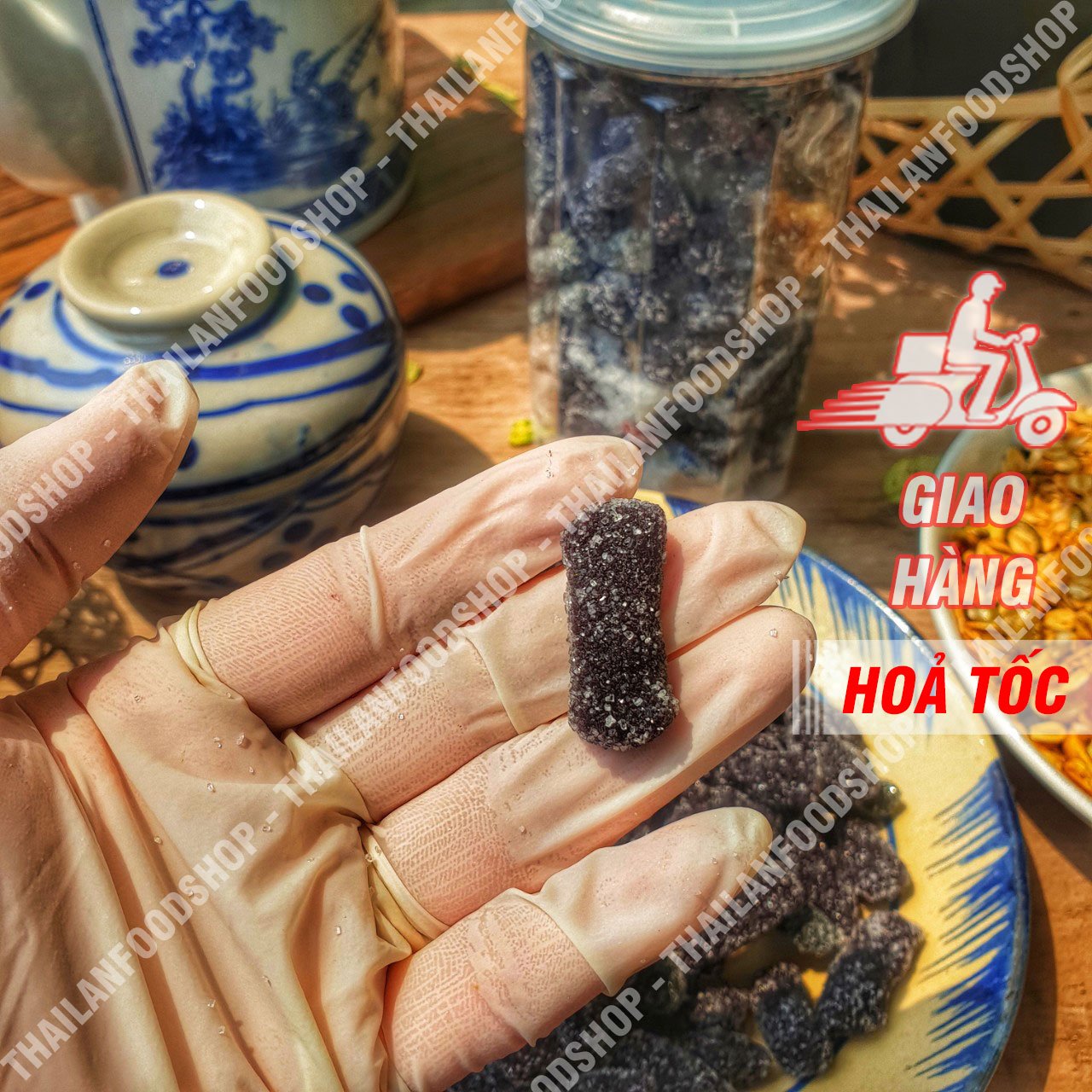 Kẹo Dâu Tằm Đặc Sản Đà Lạt - Lon 500gr