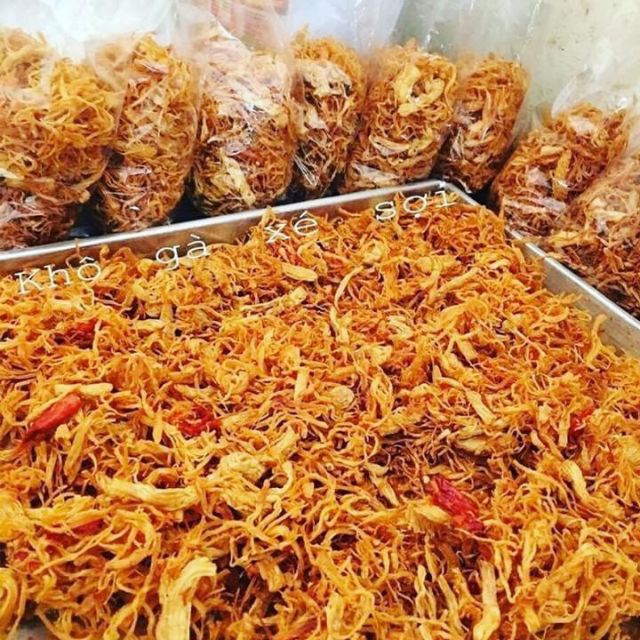 [ HOÀN TIỀN 10% ][HCM]500gr khô gà bơ tỏi
