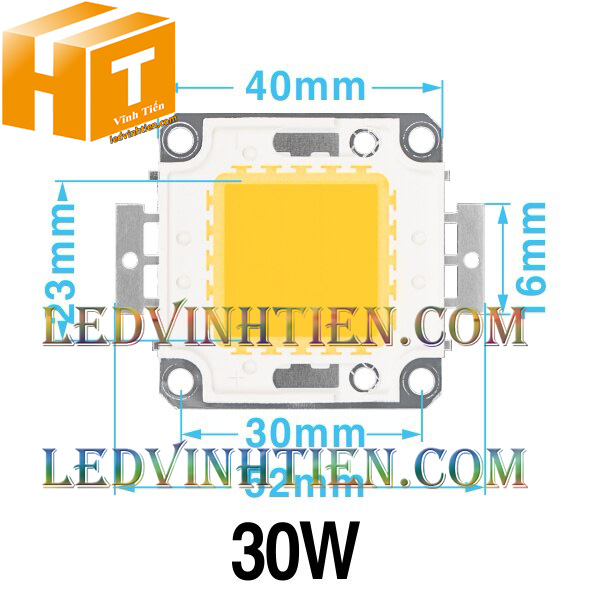Nhân đèn pha led 30w, loại tốt, giá rẻ