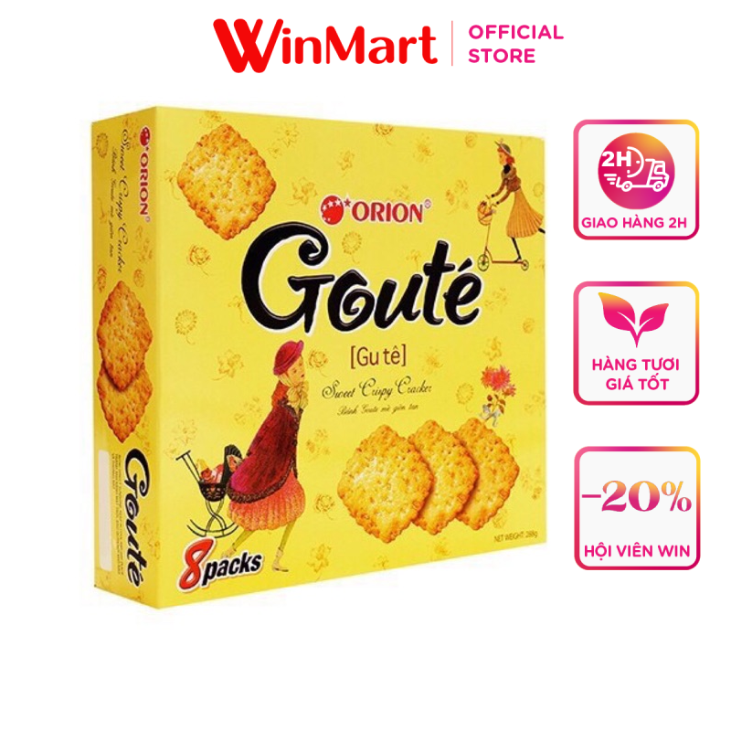 [Siêu thị WinMart] - Bánh mè giòn tan Orion Gouté hộp 288g