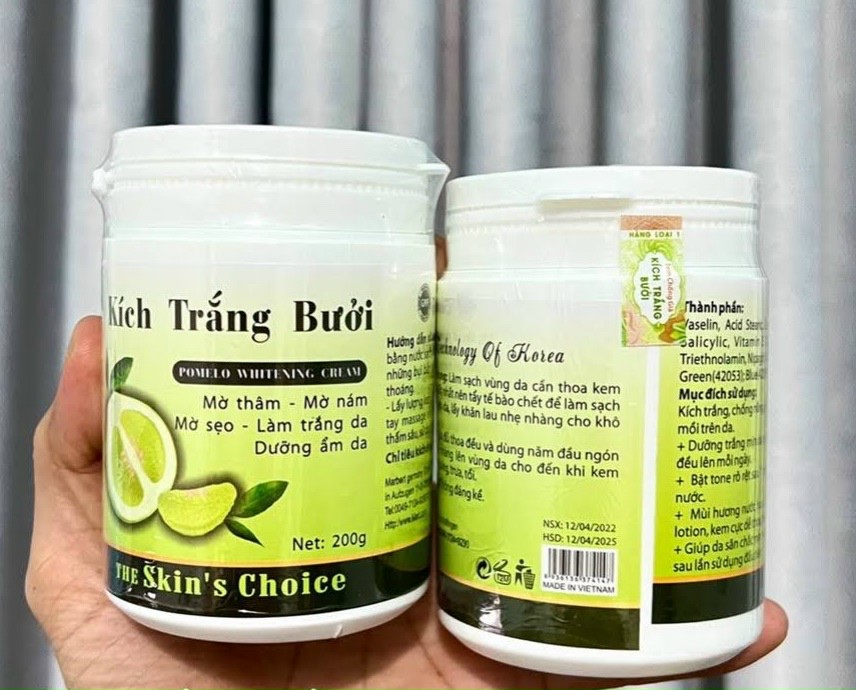 KEM KÍCH TRẮNG BODY BƯỞI