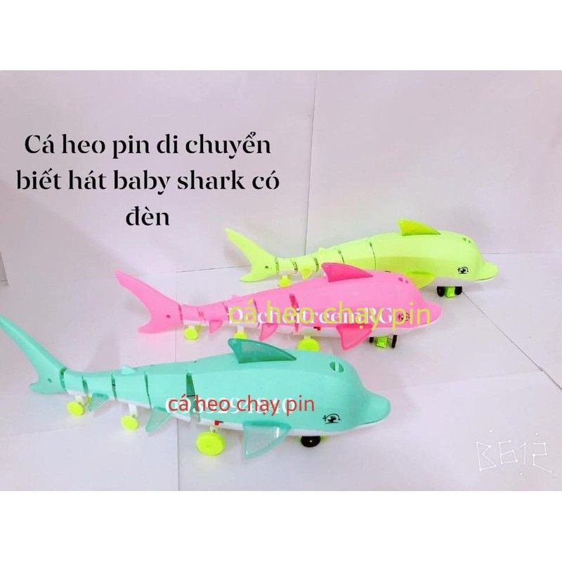 Đồ chơi cá heo chạy pin nhạc đèn 2028