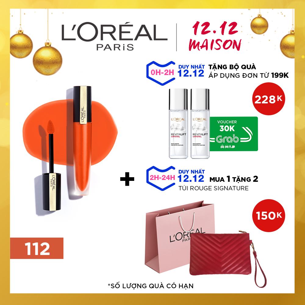 Son Tint Mịn Lì Cao Cấp L’Oréal Paris Rouge Signature 7ml Cùng Giá Khuyến Mãi Hot Son Tint Mịn Lì Cao Cấp L’Oréal Paris Rouge Signature 7ml Cùng Giá Khuyến Mãi Hot