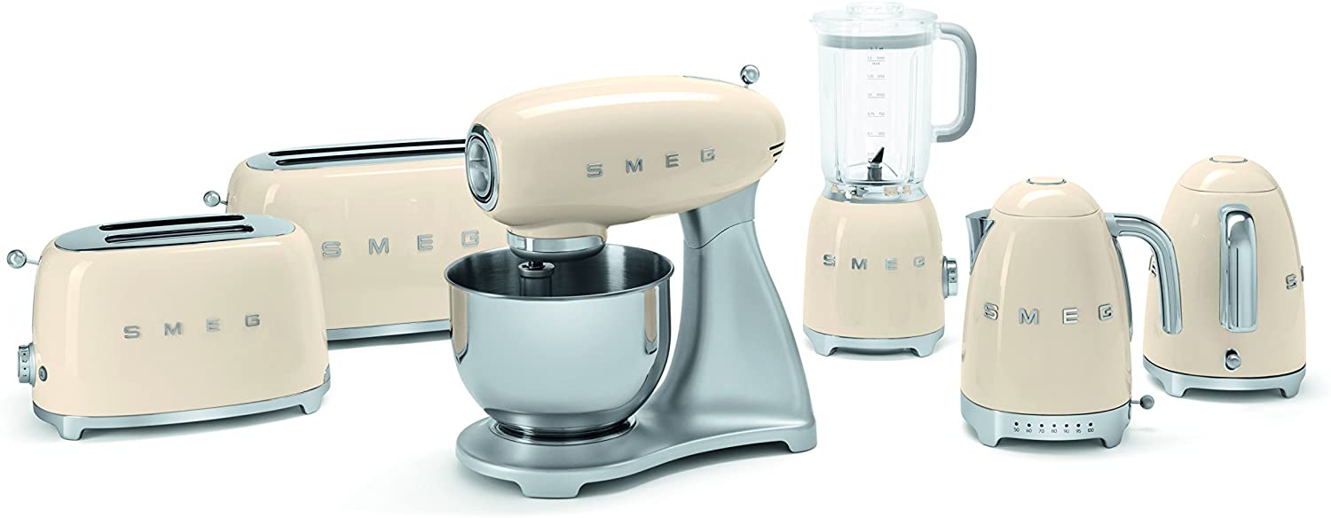 [Trả góp 0%]Máy xay sinh tố SMEG BLF01CREU (màu kem)