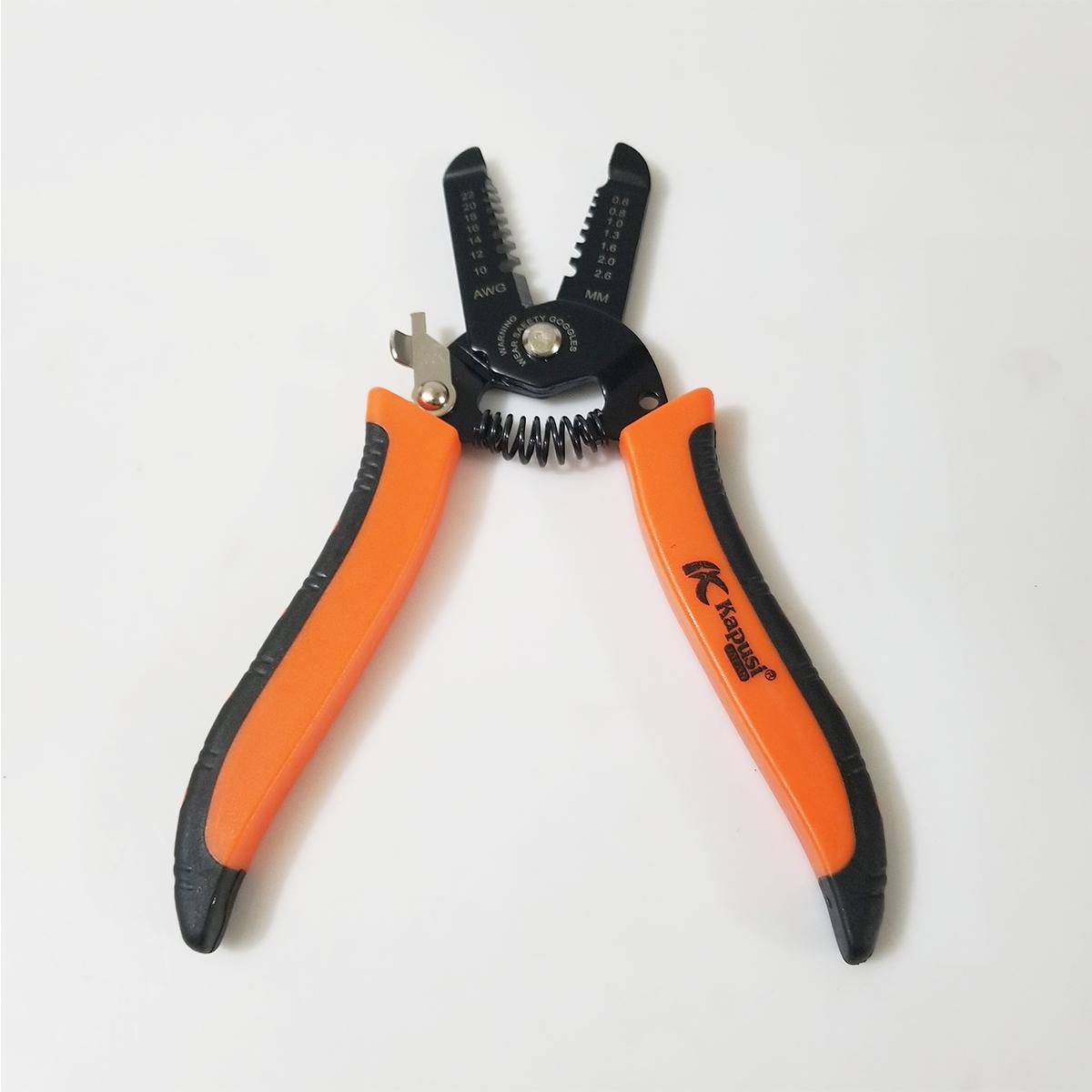 Kìm tuốt dây điện Kapusi 165mm