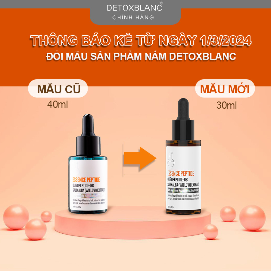 [Chính hãng]Combo cải thiện nám tàn nhang và dưỡng trắng da Detoxblanc