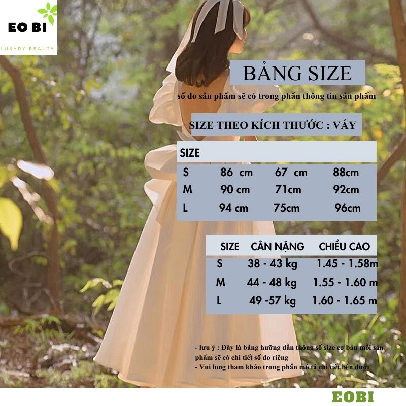 Váy đầm khoét lưng  -EOBI