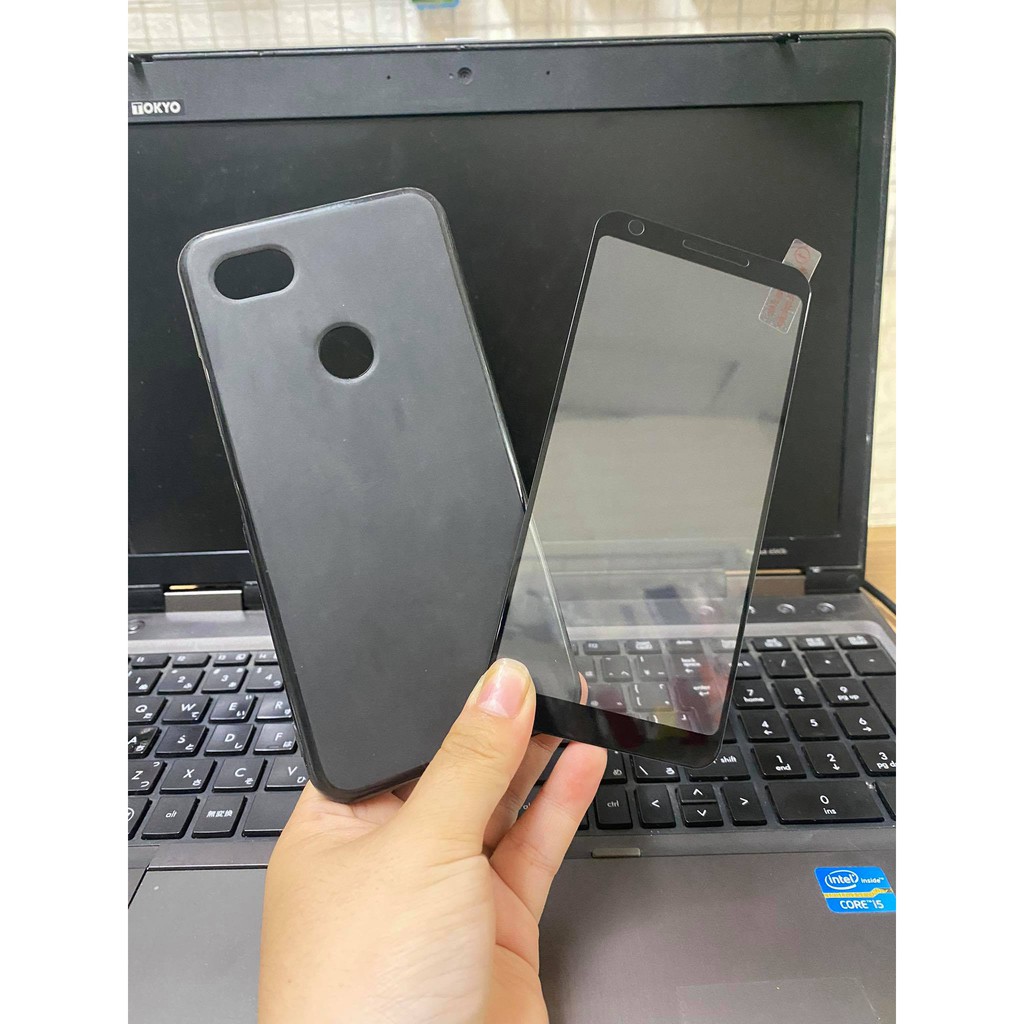 COMBO Ốp lưng và Kính cường lực FULL MÀN Google Pixel 3A XL
