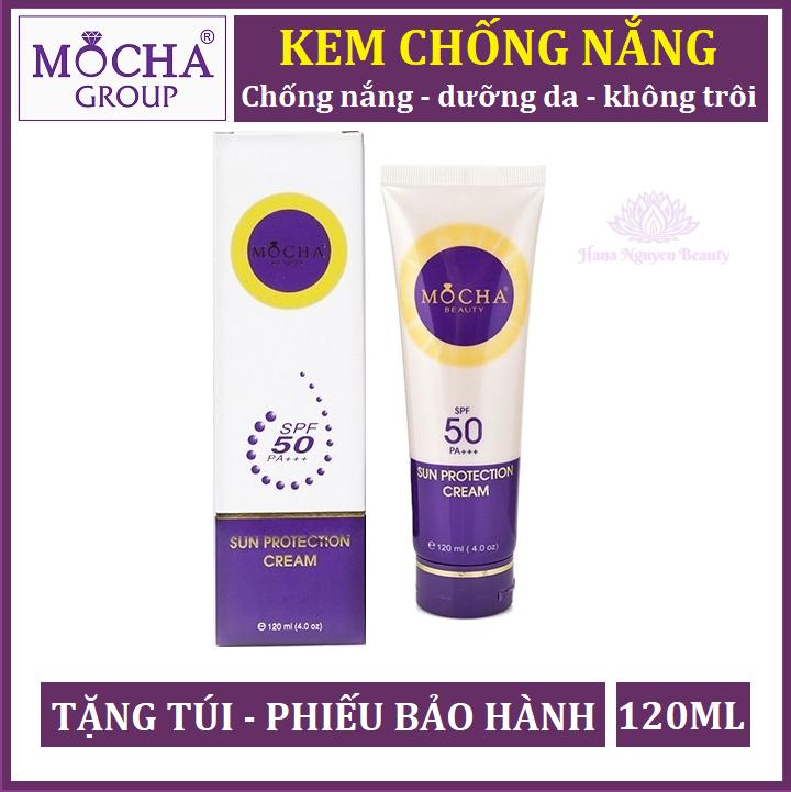 KEM CHỐNG NẮNG MOCHA 120ML - Chống nắng, dưỡng da và không trôi