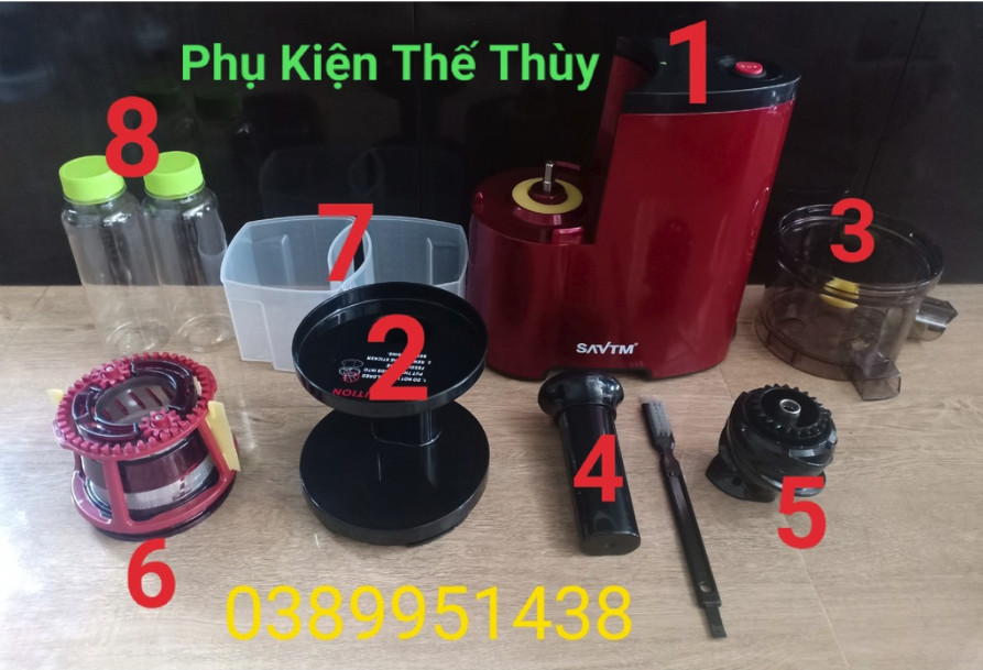 Phụ kiện máy ép chậm SAVTM je07,31