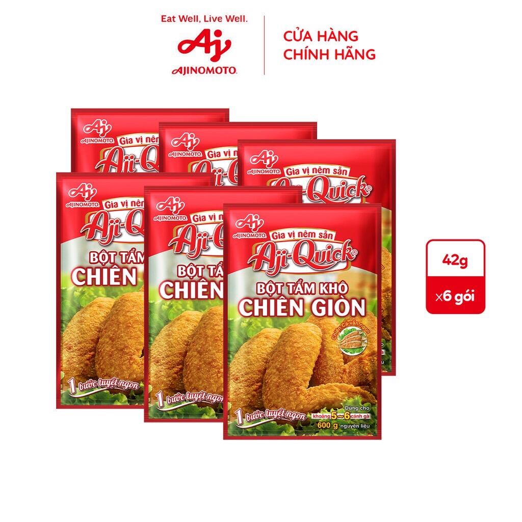 BỘT TẨM KHÔ CHIÊN GIÒN AJI QUICK GÓI 210GR - 13202