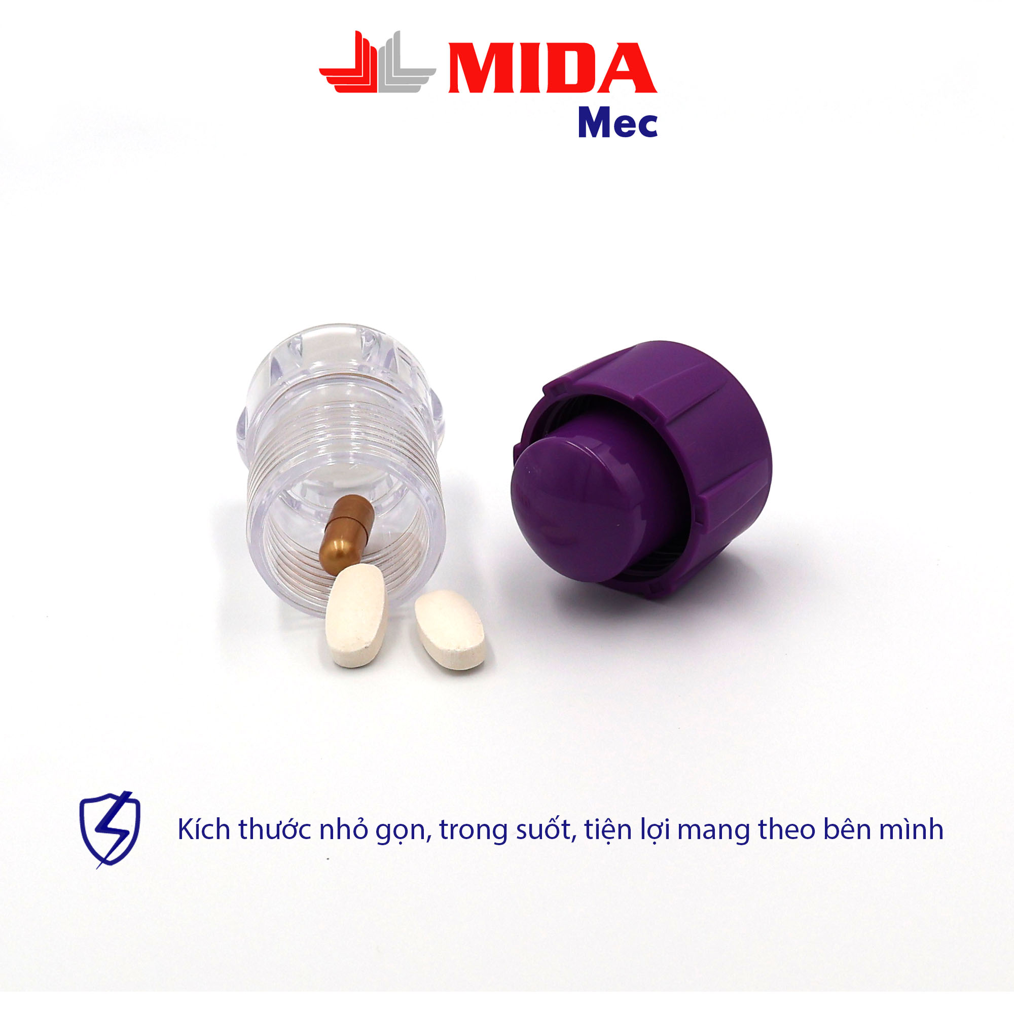 Dụng cụ nghiền cắt đựng thuốc MIDAMEC