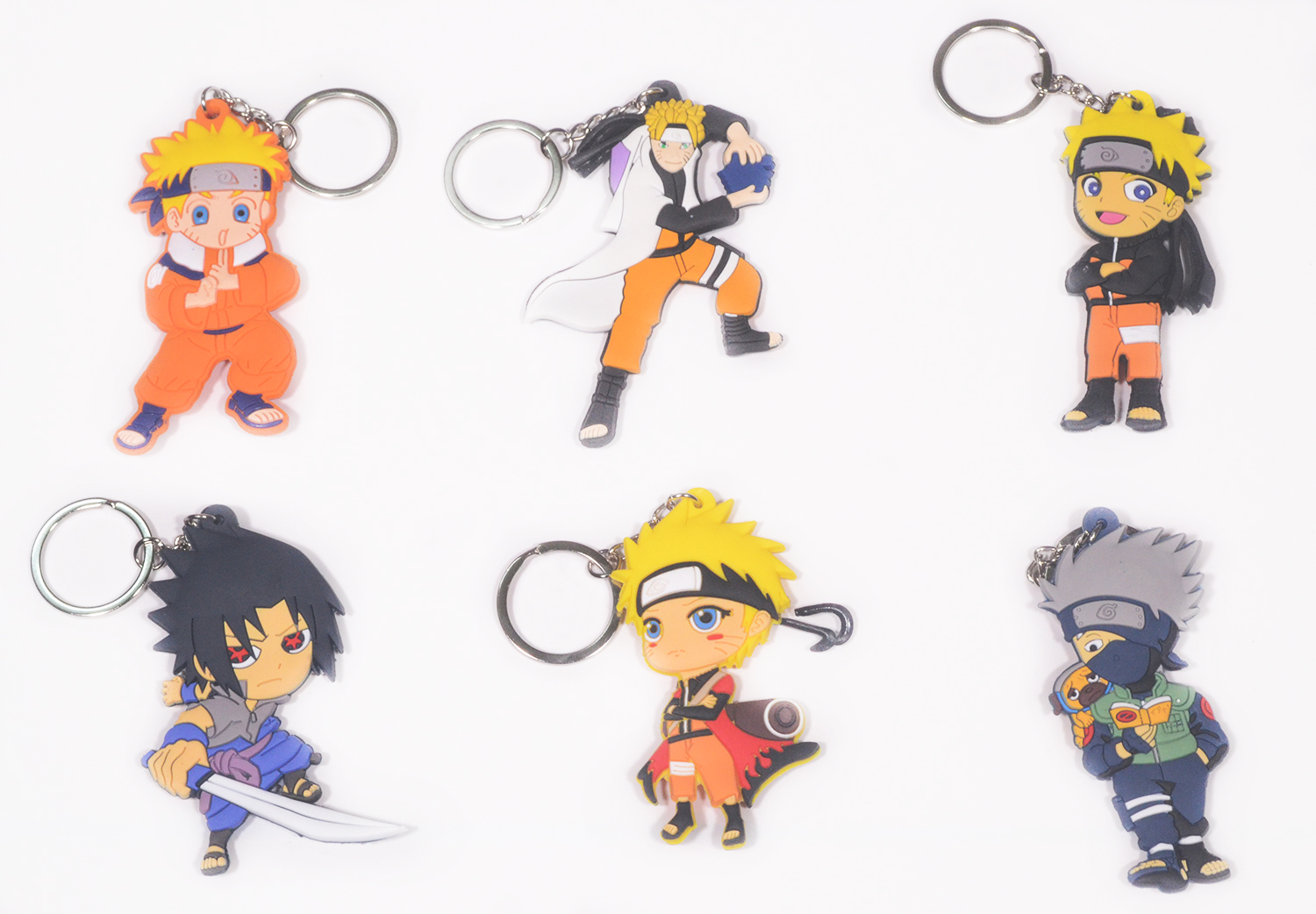 [thanh lý bán lỗ] Móc khóa Anime Chibi cao su - Naruto [PKA] [KS18]